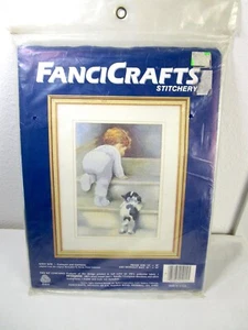 FanciCrafts Stitchery Crewel Kit Nitey Nite 10X14" New Old Stock 01014 - Picture 1 of 5
