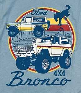 Ford Bronco 4X4 Truck Vintage Retro Style T-Shirt (Unisex Size: Large) NEW - Picture 1 of 6