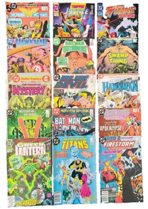 Vintage DC Comics Comic Book LOT OF 15 Books Copper Age WONDER WOMAN BATMAN