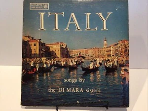 The Di Mara Sisters~Italy~Roulette Records Mono LP~World Vocal Pop 50s Italian - Picture 1 of 4