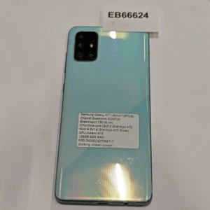 Samsung Galaxy A71 128GB - Working, Broken Screen, No Accessories - Afbeelding 1 van 10