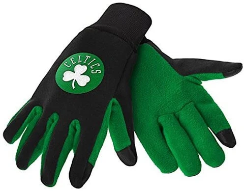 Boston Celtics Texting Gloves NEW One Size Fits Most FOCO Cover