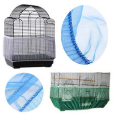 Nylon Mesh Bird Cage Cover Breathable Anti-dust Skirt Net Pet Cage Protector NEW
