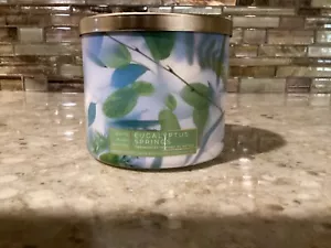 Bath & Body Works ~EUCALYPTUS SPRINGS ~ 3 Wick Candle 14.5 OZ New FREE SHIPPING - Picture 1 of 2