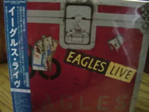 THE EAGLES LIVE RARE JAPAN REPLICA TO THE ORIGINAL LP RELEASES Sealed IN OBI CD - Picture 1 of 1