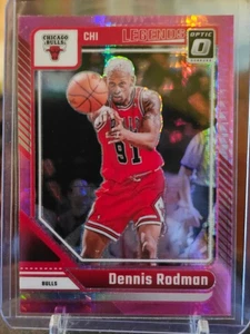 Dennis Rodman 2024-25 Panini Donruss Optic #241 Pink Hyper Prizm - Bulls - Picture 1 of 2