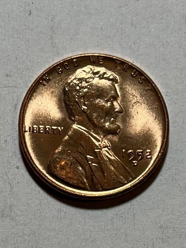 1952 D Wheat Penny Error (Letter L In Liberty Too Close To / On Rim) Very Rare  - Image 1 of 3