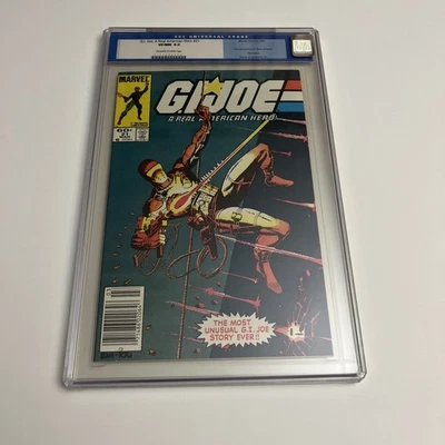 GI Joe A Real American Hero 21 CGC 9.0 Marvel 1984 OW/WP 1st print Silent Issue - Image 1 of 4