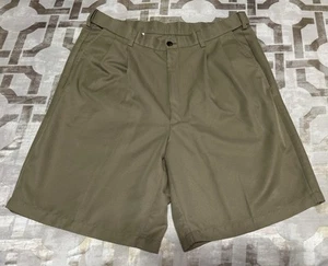 Haggar Shorts Herren 36 braun leicht vorne flach 100% Polyester Taschen - Bild 1 von 5