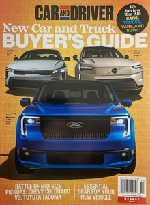 2025 CAR & DRIVER NEW CAR & TRUCK BUYER'S GUIDE Magazine SUV'S / VANS / New - Picture 1 of 1