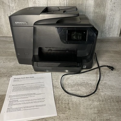 HP Officejet Pro 8710 All-In-One Wireless Printer - Black - Image 1 of 4