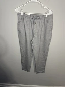 New With Tags Zara Mens Size Medium Gray Knit Jogger Chino Pants Tapered Leg - Picture 1 of 4