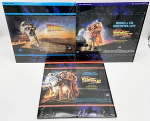 ๐ฌ Back to the Future Trilogy LaserDisc Set, Parts I, II & III, Letterboxed Ed. - Picture 1 of 17