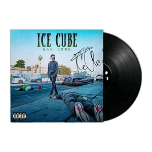 Ice Cube - Man Down 2LP Vinyl (AUTOGRAPHED) 100% AUTHENTIC / MINOR DAMAGE - Picture 1 of 2