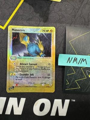 Pokemon Card Manectric EX Ruby and Sapphire Reverse Holo 9/109 070 💎NM💎 - Image 1 of 4