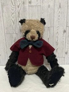 GANZ COTTAGE COLLECTIBLES LORRAINE CHIEN RETIRED POTLUCK PANDA TEDDY BEAR HTF - Picture 1 of 8