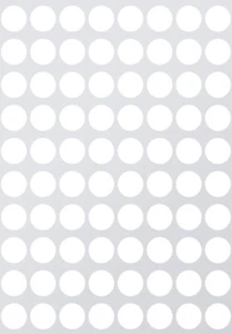 Etiquetas de codificación de colores en blanco varios tamaños 8 mm-38 mm (1⁄4"" - 1 1⁄2"") 15 hojas - Imagen 1 de 25