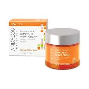 NEW - Andalou Naturals - Purple Carrot + C Luminous Night Cream - Picture 1 of 1