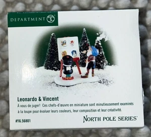 NUOVO Dipartimento 56 Serie Polo Nord Leonardo e Vincenzo nella scatola - Foto 1 di 1