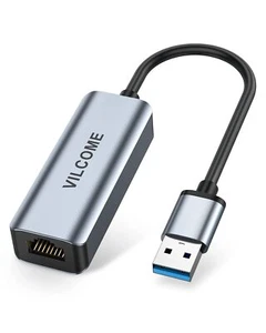 USB to Ethernet Adapter USB 3.0 RJ45 Gigabit LAN MacBook Surface Pro - Picture 1 of 8
