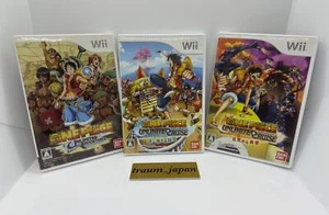 One Piece Unlimited Cruise Episode 1 2 & Unlimited Adventure set Nintendo Wii - Picture 1 of 6