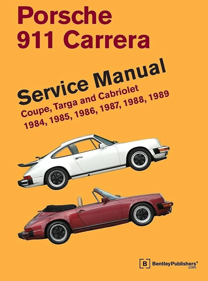 Porsche 911 Carrera 1984 1985 1986 1987 1988 1989 manual de reparación de servicio P989 Foto 1 de 1