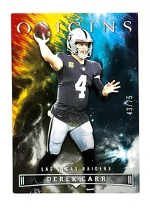 2022 Panini Origins Silver #60 Derek Carr 43/75 Las Vegas Raiders - Picture 1 of 2