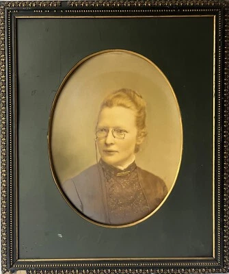 Picture Frame Profilrahmen Black Gold Vintage Folded 55 X 45 CM Gründerzeit Era - Image 1 of 4