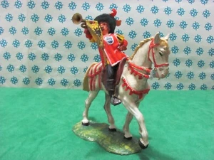 Lanzicheneccho on Horse with Trumpet 70 mm. - Elastolin 9073 - Picture 1 of 5