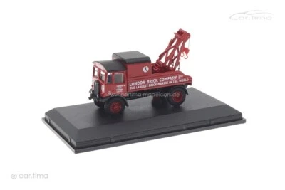 Äc Matador Carroattrezzi Londra Mattone Rosso/Nero Oxford 1:76 76AEC004 - Immagine 1 di 2