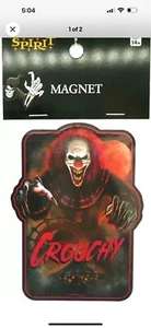 Crouchy el Payaso Imán Espeluznante - Halloween Horror Espeluznante Nevera Coche PVC - Imagen 1 de 1