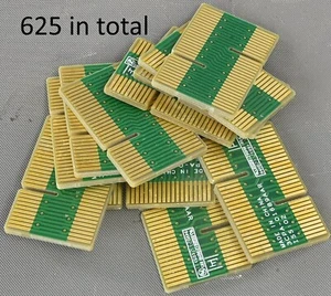 625 small circuit boards for gold recovery: c. 3g, 3x2cm, unused, good quality - Photo 1/2