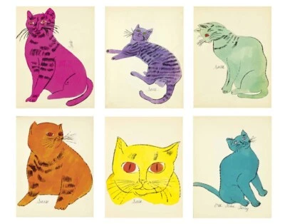 Энди Уорхол кошки холст печать 16 x 20 - Изображение 1 из 4
