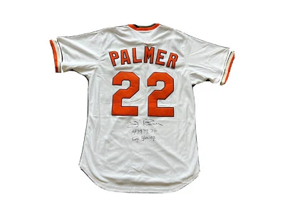 Jim Palmer Signed Baltimore Orioles (1973,75,76 Cy Young) Jersey JSA - Image 1 of 4