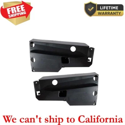 For 2010-2024 Bumper Face Bar Brackets Retainer Mounting Braces 4 Runner Pair Foto 1 de 4