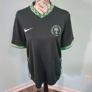Nike Nigeria 2020 Breath Stadium Away Football Jersey Dark Green men's medium - Picture 1 of 5