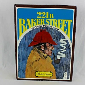 Juego de mesa 221B Baker Street Master Detective Sherlock Holmes 1977 Hecho en EE. UU. - Imagen 1 de 8