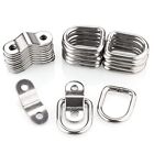12 Pack Tie Down Rings with Mounting Bracket, Heavy Duty Stainless Steel Lashing
