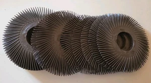 (38) 6" 3M Scotch-Brite Keramik Radial Borsten Pinsel Scheibe Mine 36er Körnung, Neu - Bild 1 von 5