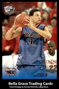 2004 Press Pass Andre Brown #B4 DePaul Blue Demons Blue NBA Basketball - Picture 1 of 2