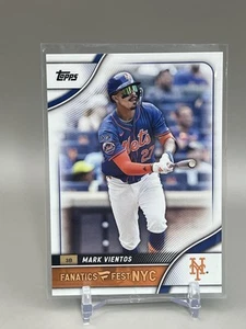 2025 Topps Mark Vientos Fanatics Fest NYC exclusivo FFNYC New York Mets #8 - Imagen 1 de 1