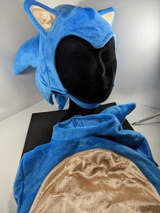 Costume Sonic 2 Il Riccio Deluxe Bambino Grande 10-12 Bambini Copricapo Gonfiabile - Foto 1 di 13