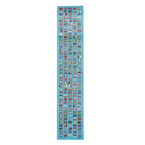 200 Stück Reißnägel Mit Nationalflagge Klares Muster Edelstahlbox Verpack BA - Bild 1 von 22