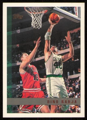 Tarjeta de los Boston Celtics de Dino Radja #38 Topps 1997-98 Foto 1 de 2