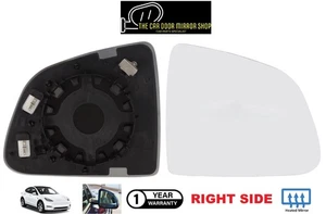 Passend für Tesla Model Y 2019-2026 Außenspiegelglas rechts mit beheizbarer Grundplatte - Bild 1 von 20
