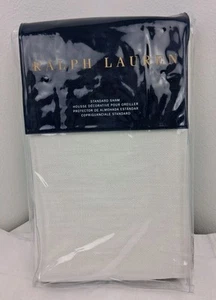 Ralph Lauren Branford Cream Standard Sham 100% Linen NIP  - Picture 1 of 8