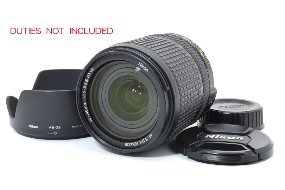 [Top MINT] Nikon AF-S DX Nikkor 18-140mm f/3.5-5.6 G ED VR Zoom Lens From JAPAN - Image 1 of 4