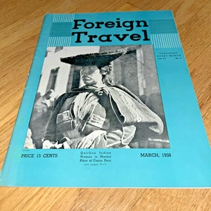 March 1938 CUNARD FOREIGN TRAVEL Budapest / Cusco Peru / THE EMPIRE EXHIBITION - Imagen 1 de 18