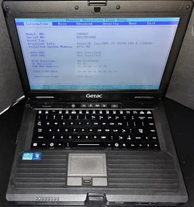Getac Toughbook S400G2 14" i5-3320M 2.60GHz 8GB RAM No HDD No OS As Is For Parts - Picture 1 of 12