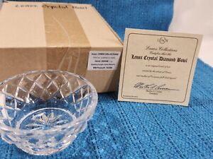 Lenox Crystal Diamond Small Bowl.  Approx. 3 1/2" x 1 3/4"